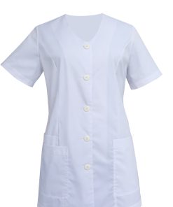 Delantal Mujer Abotonado Manga corta